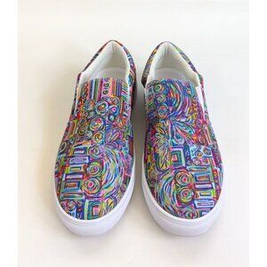 One Last Piece Women's Slip On Canvas Shoes Size 10.5